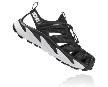 Hoka One One Hopara Ženske Sandali Črna / Bela SI-478501T